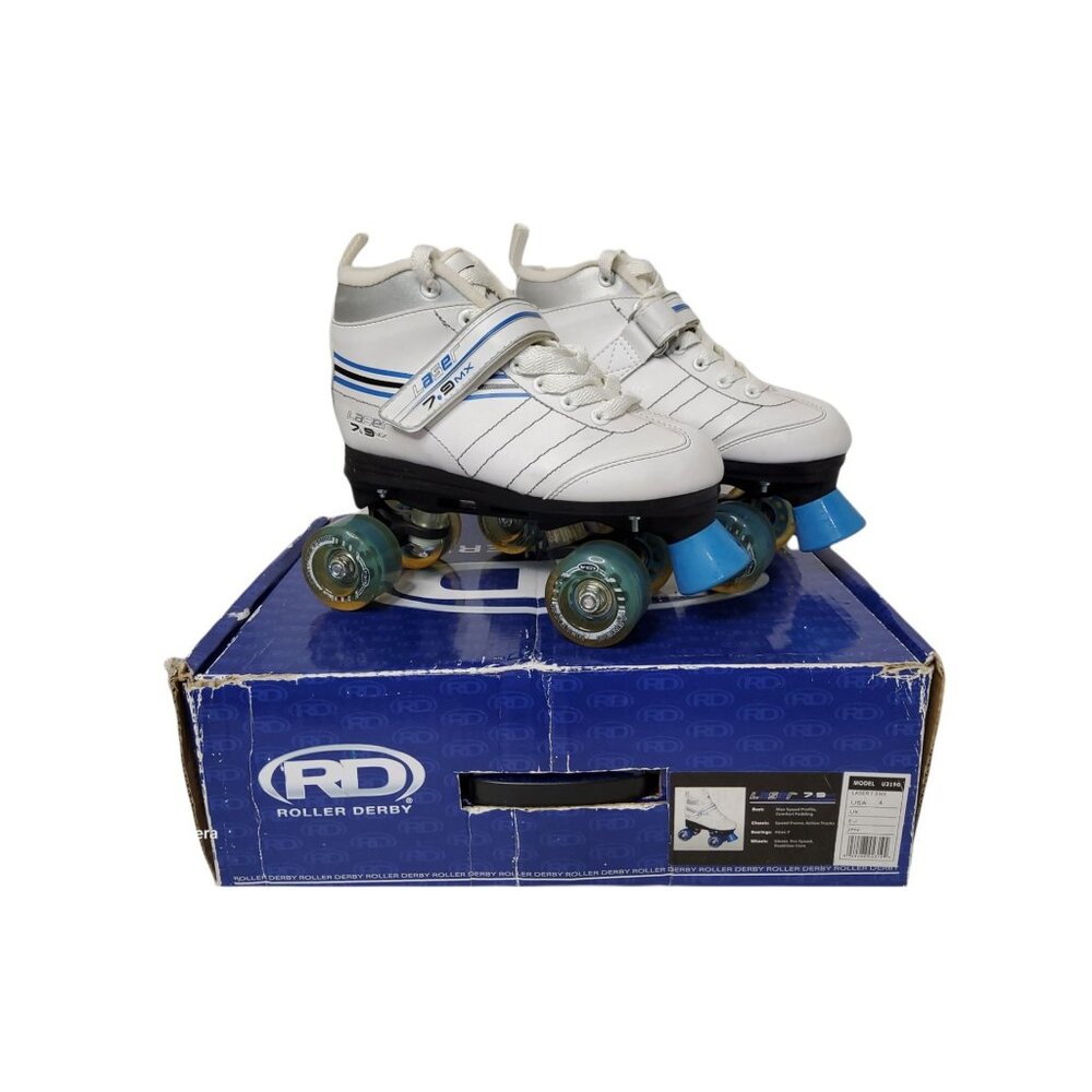 roller derby girls laser 79 model u319g quad roller skates.